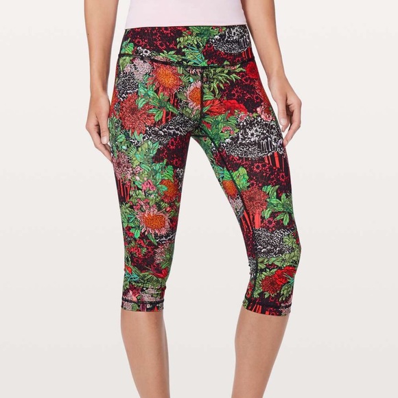 lululemon athletica Pants - Lululemon WU Hi-Rise 1/2 Tight Zen Garden 17”